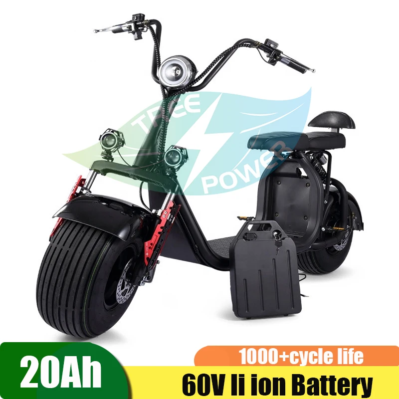Waterproof 60v 20ah Lithium-ion Battery 60v 18ah Li Ion For Two Wheel Foldable Citycoco Electric Scooter Bicycle +5a Charger - Rechargeable Batteries - AliExpress