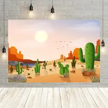 Фон avezano для фотосъемки пустыня кактус мексиканские Дети