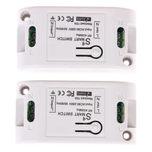 1 sztuk RF 433 AC 220V odbiornik inteligentny dom Wifi bezprzewodowy pilot inteligentny przełącznik inteligentne życie/Tuya APP działa z Alexa Google