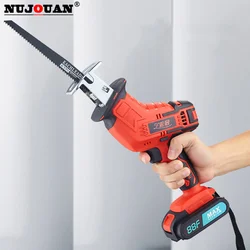 20v sem fio alternativo serra de velocidade ajustável serra elétrica sabre serra portátil para madeira corte metal motosserra ferramentas elétricas diy