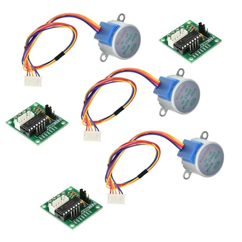 

DC5V 4 Phase 28BYJ-48 With Drive / Test Module Board ULN2003 5 Line Set Supplies