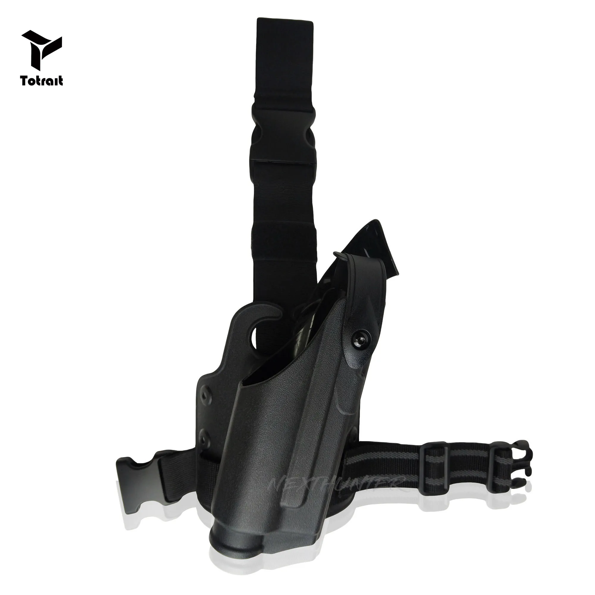 

TOtrait Leg Holsters for Glock 17/19/22/23/31 Drop Leg Gun Holster Platform Safariland Leg Paddle with Flashlight Tactical Ligh
