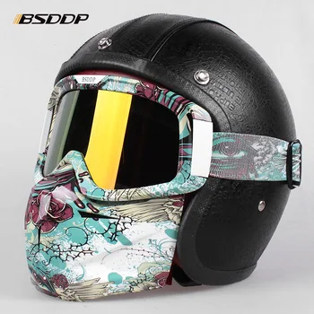 

Winter Comfortable Motorcycle Snowmobile High strength Helmet Windproof Anti-sand Anti-UV Goggles Mask Motocross Glasses