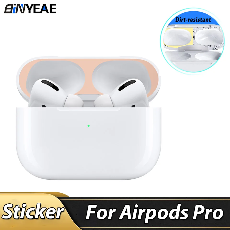 For AirPods Pro Dust Guard Ultra Thin Skin Protective Cover Metal Film