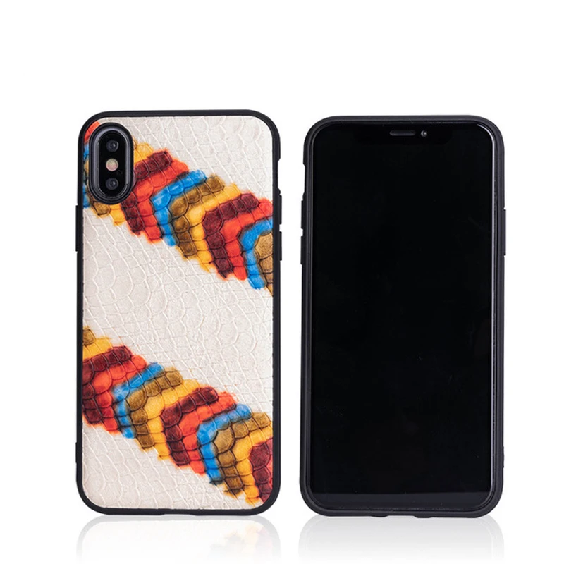 Luxury leather phone case with all-inclusive painted phone case for iPhone 7 8 Plus XR XS MAX 11 Pro MAX FHX-18R Back cove case