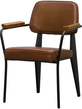 

Jean Prouve RAW Nordic military style armchair metal chair coffee chair dining chair lounge chair