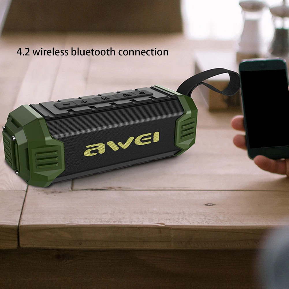 Awei Y280 bluetooth динамик 4000 мАч power Bank NFC Беспроводной Bluetooth спике бас FM радио водонепроницаемый Handfree открытый динамик
