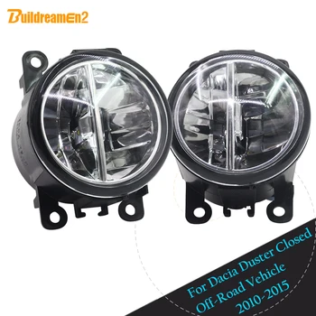 

Buildreamen2 For Dacia Duster Closed Off-Road Vehicle 2010-2015 Car Light Source LED Fog Light Daytime Running Light 2 Pieces