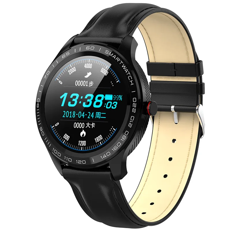 Black Leather Смарт-часы Timewolf TW9 ECG PPG для мужчин, полный круглый экран, сердечный ритм, умные часы IP68, водонепроницаемые Смарт-часы для мужчин, для Android IOS - Цвет: Black Leather