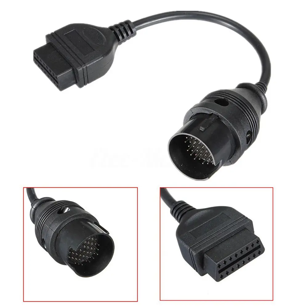 1 шт. 38 Pin до 16 Pin OBD2 MB OBD диагностический адаптер для Mercedes 38 pin OBD 38pin разъем для Benz