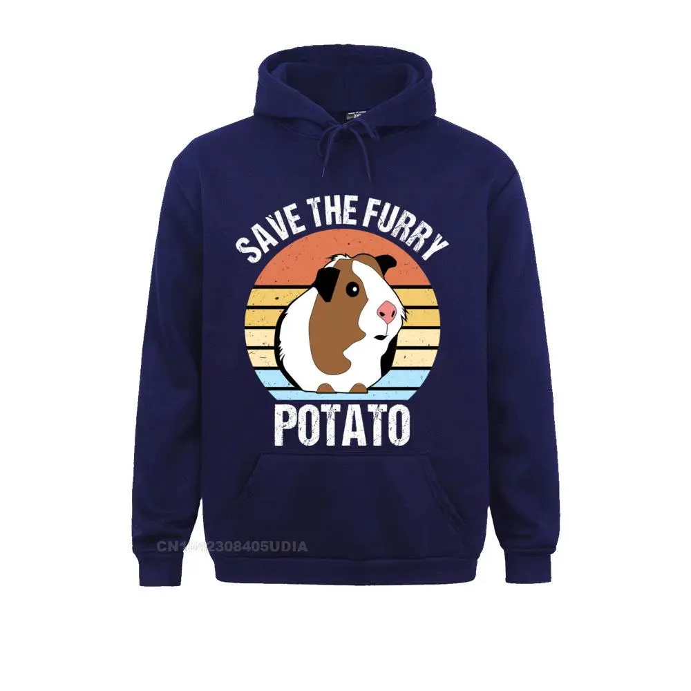 Long Sleeve Hoodies  Youth Sweatshirts Save The Furry Potato Funny Guinea Pig Pullover Hoodie__B10269 Custom Hoods Rife Save The Furry Potato Funny Guinea Pig Pullover Hoodie__B10269navy