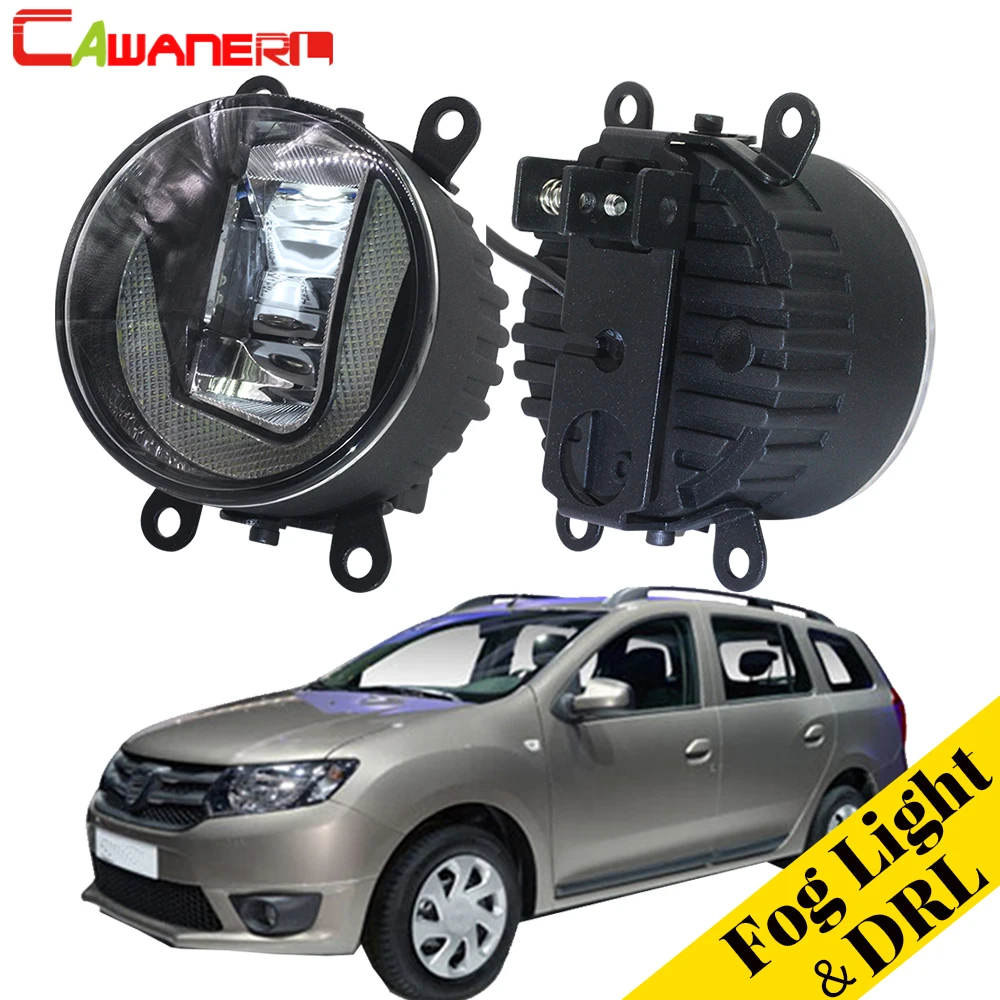Cawanerl для Dacia Logan 2004 2015 стайлинга автомобилей светодиодный лампы Противотуманные