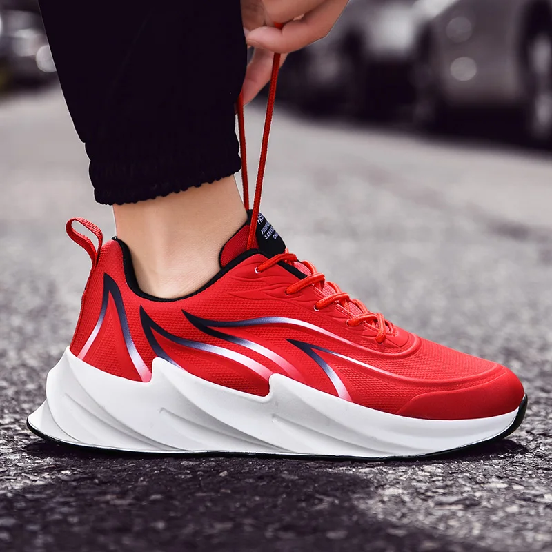 Hot New Running Shoe For Male Comfortable Men Walking Sneakers Anti-Slip Runner Outdoor Shoes Mens Wearable Shoes Sport Men