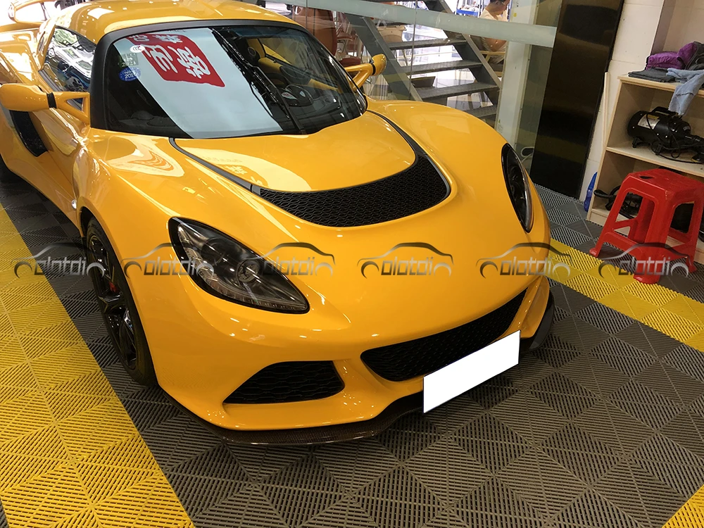 OEM Стиль углеродного волокна передний разделитель спойлер бампера для Exige S