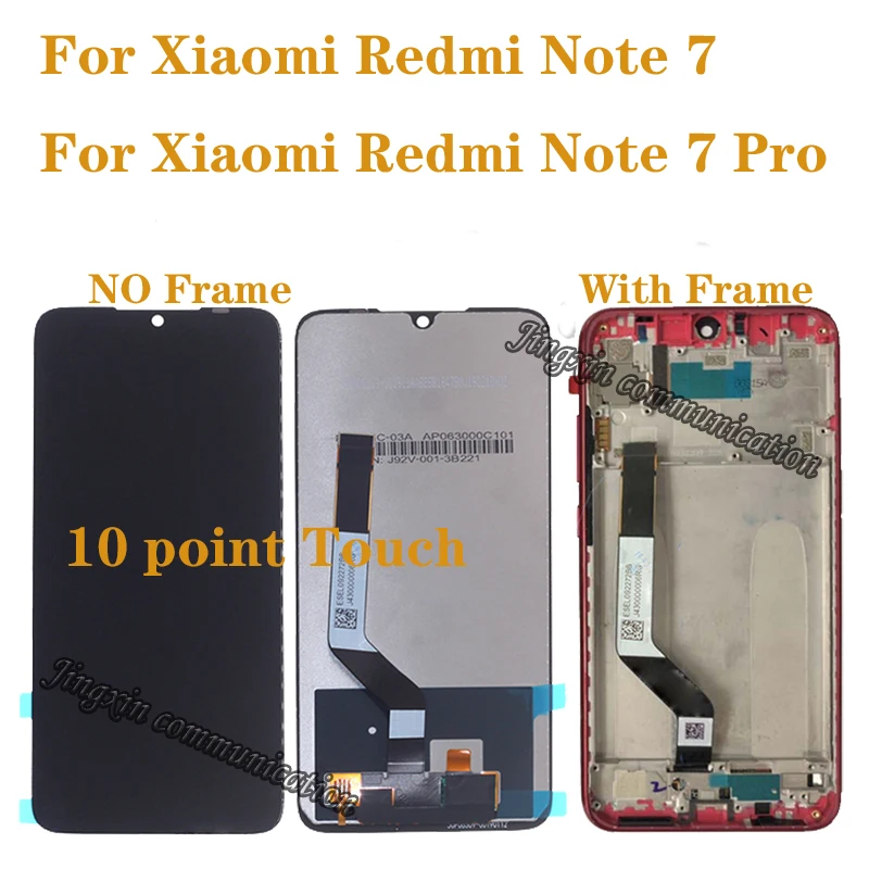 

6.26" original LCD For Xiaomi Redmi Note 7 PRO LCD display touch screen Digitizer Assembly for Redmi Note 7 LCD Global version