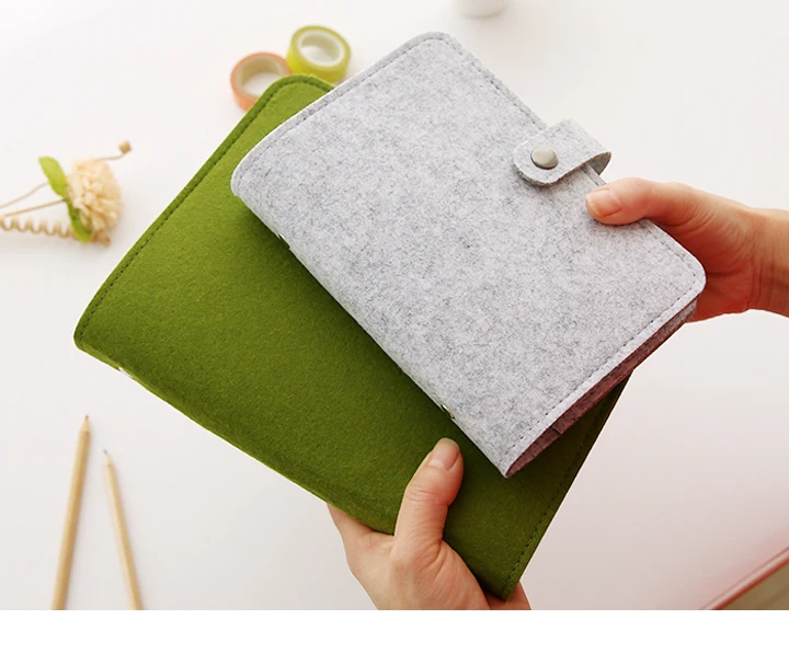 Винтажные фетровые подставки из шерсти A5 A6 для планшетов|refills spiral notebook|notebook dairydairy