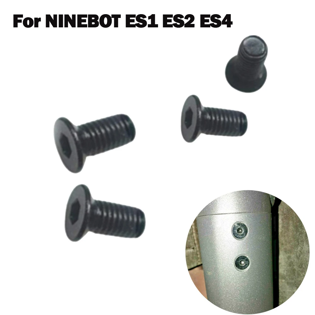 4Pcs Scooter Handlebar To Pole Screws Stainless Steel Front Fork Tube Pole Screws For Ninebot