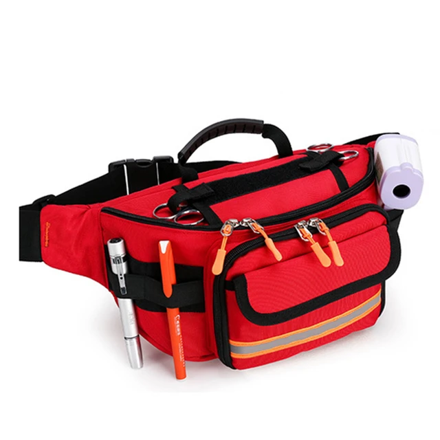 Borsa di pronto soccorso vuota Kit di emergenza marsupio di salvataggio per  lo sport campeggio viaggio infermiera forniture mediche borsa di  immagazzinaggio strumenti organizzatore - AliExpress