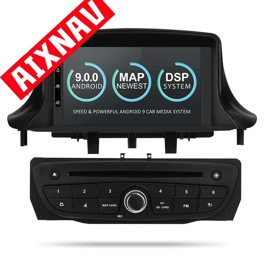 

Android Car Multimedia Player GPS Navigation for Renault Megane 4 Core RAM 2 GB DSP Double Din Auto Radio FM Parktronic Display