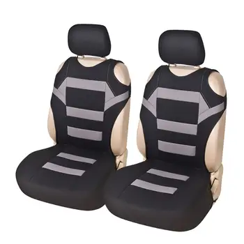 

CIBO 2pcs Universal Car Seat Covers-Front Seat Covers Mesh Sponge Interior Accessories T Shirt Design-for Car / Truck / Van