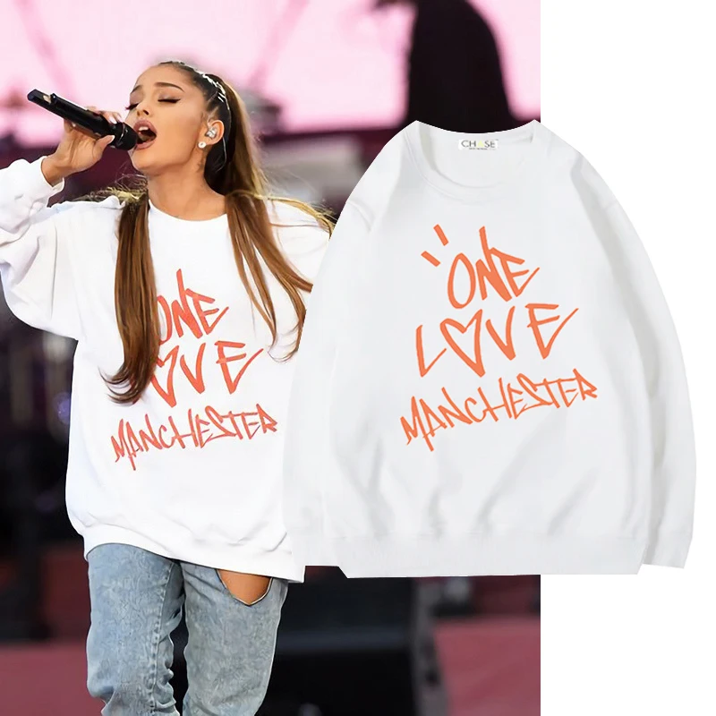Пуловер женский с принтом One Love XL Осень-зима | Женская одежда