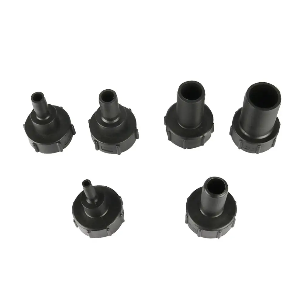 60mm Thread IBC Water Tank Adapter 1/2" 3/4" 1" 1.25" 1.5" 2" Pipe Barbed Interface Garden Pipe Fittings IBC Tank Connectors