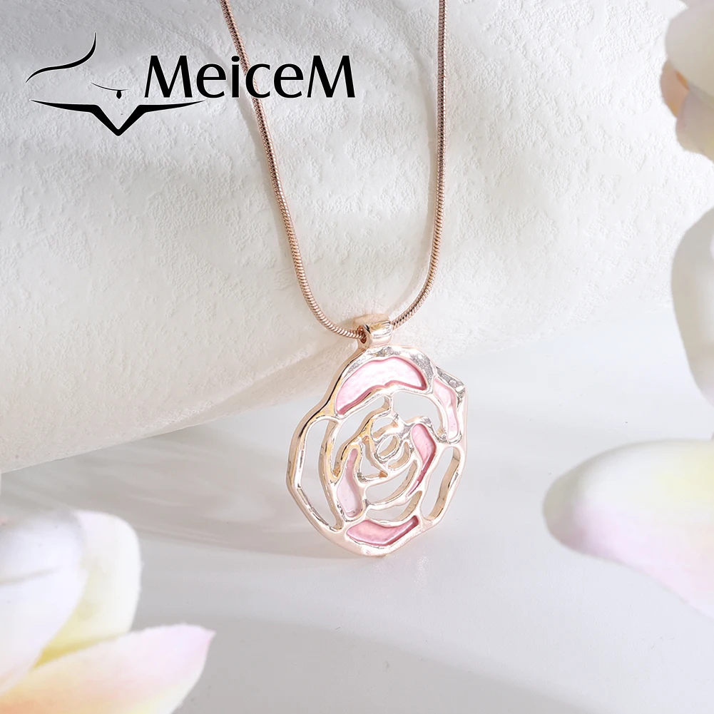 MeiceM 2021 Новый дизайн Женская цепочка на шею аксессуары подвески и ожерелья