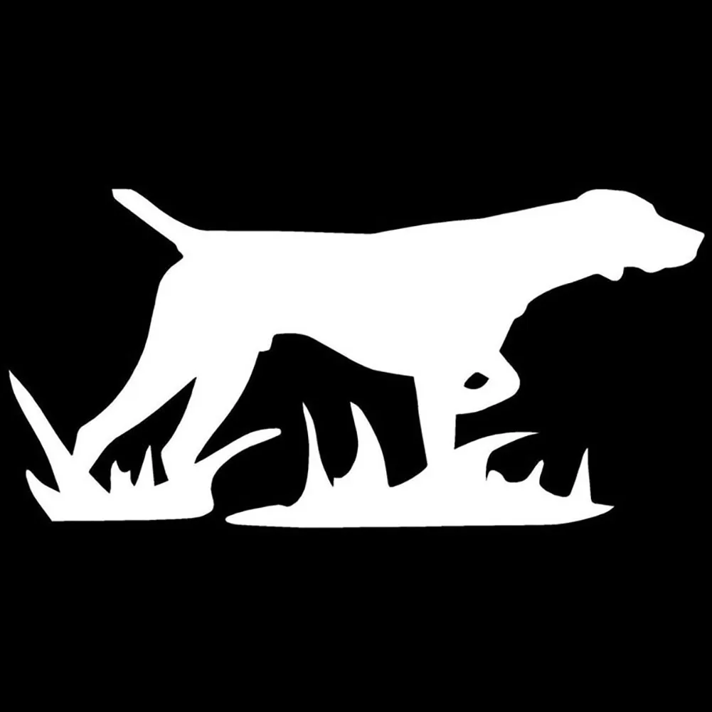 

Cartoon Car Stickers Cool Hunting Dog Accessories Waterproof Bumper Boot Motorcycle Decals PVC 18cm X 9cm