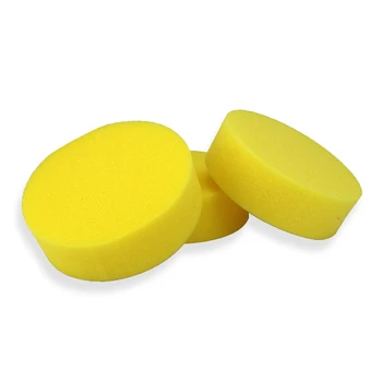 

3 pcs Car wash wax applicator auto care detailing kit brush washing sponge tools cera automotiva car waxing accessories products