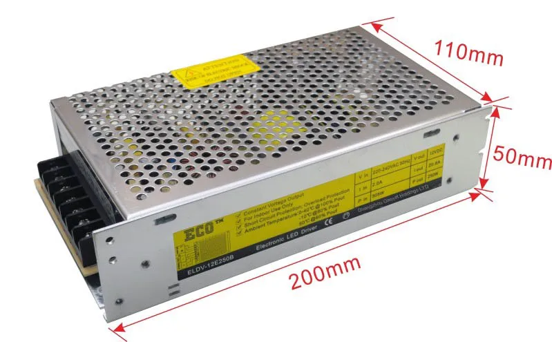 250W 12V комнатный Сетчатый Чехол