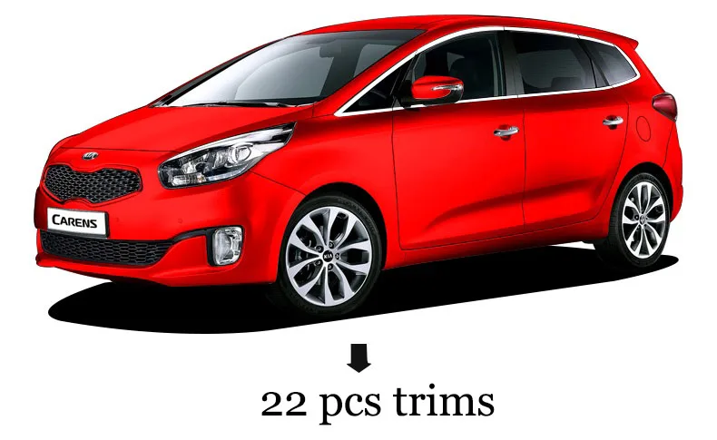Отделка окна автомобиля из нержавеющей стали для kia carens 2013 kia rondo