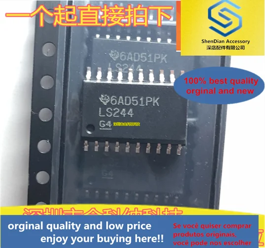 

10 штук в наборе только оригинальная новая SN74LS244DWR LS244 7,2 MM SMD лапками углублением sop-20 3-8-bit буфера микрочип интегральная схема