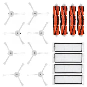 

16Pcs/set Robot Vacuum Cleaner Fittings Kit Main Brush Side Brush Filter Set Fit for Xiaomi Roborock Vacuum Cleaner Parts