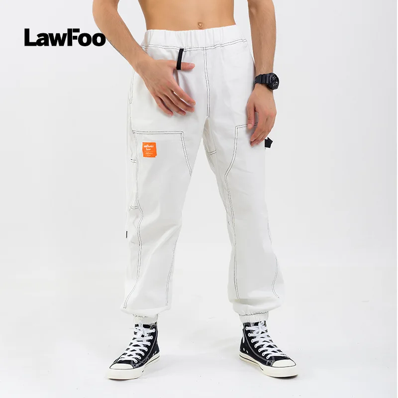

Lawfoo Men'S Wear 2019 Spring And Summer New Style Popular Brand Function-Style Multi-pockets Cargo Trousers MEN'S Casual Pants
