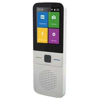 

Quality 137 Language Translator Smart Translator Offline in Real Time Smart Voice Translator Portable Traduttore Offline(White)