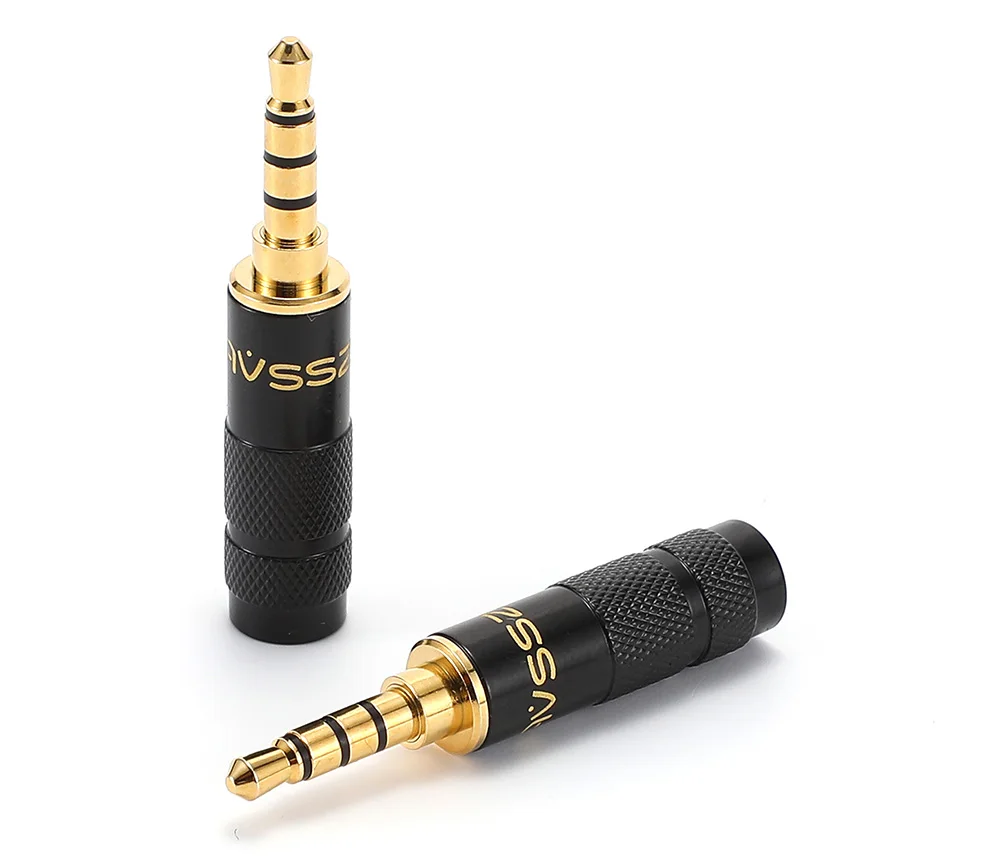 AVSSZ High-End 3.5mm Stereo Headphone Extension Cable with Gold-Plated Dual-Channel, Balanced 4.4mm Plug - 3/4/5 Poles Description Image.This Product Can Be Found With The Tag Names Headphone extension cable jack, Jack 25 mm 44 mm 3 4 5 Pole TRRS TRRRS, Jack 35 mm Stereo Mono Plug, Jack 35 mm TRS TS