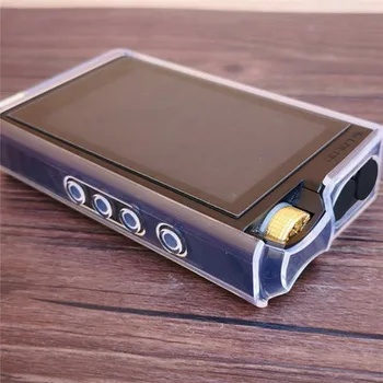 

Soft Clear TPU Protective Cover Skin Replacement Transparent Shell with Screen Tempered Glass Film for Lotoo Paw Gold Touch