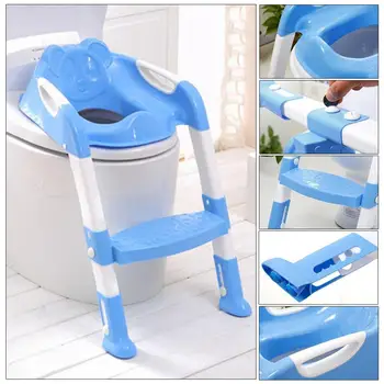 

Kids Potty Training with Step Stool Ladder for Child Toddler Toilet EN
