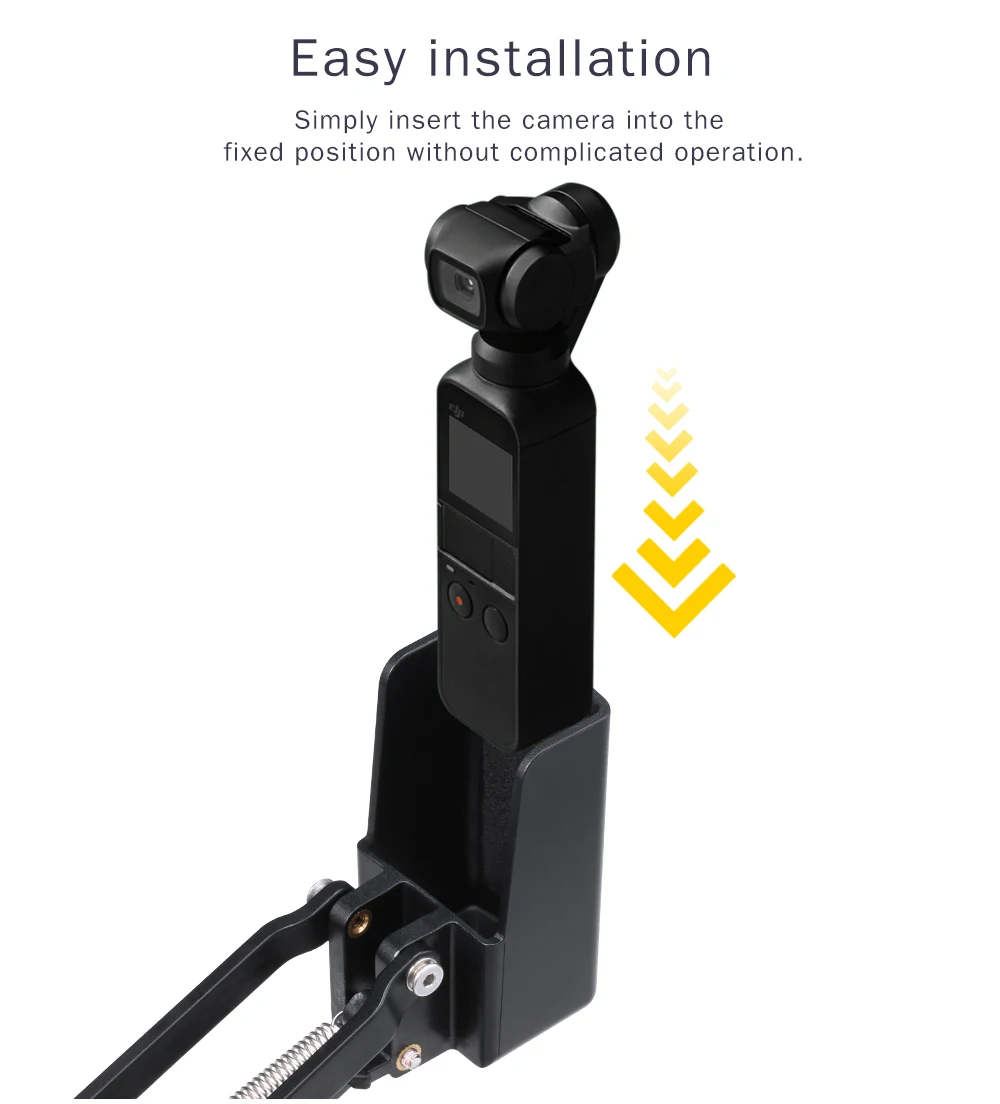 Osmo Pocket 4th Axis стабилизатор Ручка Рукоятка для DJI Osmo Карманный складной Z Тип стабилизатор крепление База держатель аксессуары
