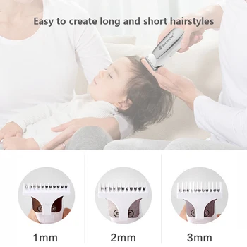 

Baby Electric Hair Trimmer Clipper Men Women Cutting Remover USB Charge Quiet Baby Accessory Kids Infant Adult Pet Hair Shaver
