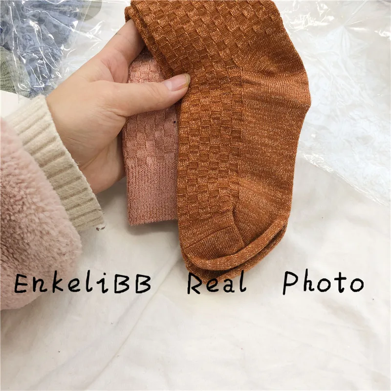 EnkeliBB, коллекция года, детские носки без пятки на весну-осень модные брендовые гольфы для маленьких мальчиков и девочек фирменные детские носки средней длины с испанским дизайном