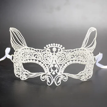 

20 Lot Hollow Lace Eye Masks Sexy Nightclub Queen Halloween Party Lace Masks Exotic Masquerade Cosplay Mask Carnival Half Mask