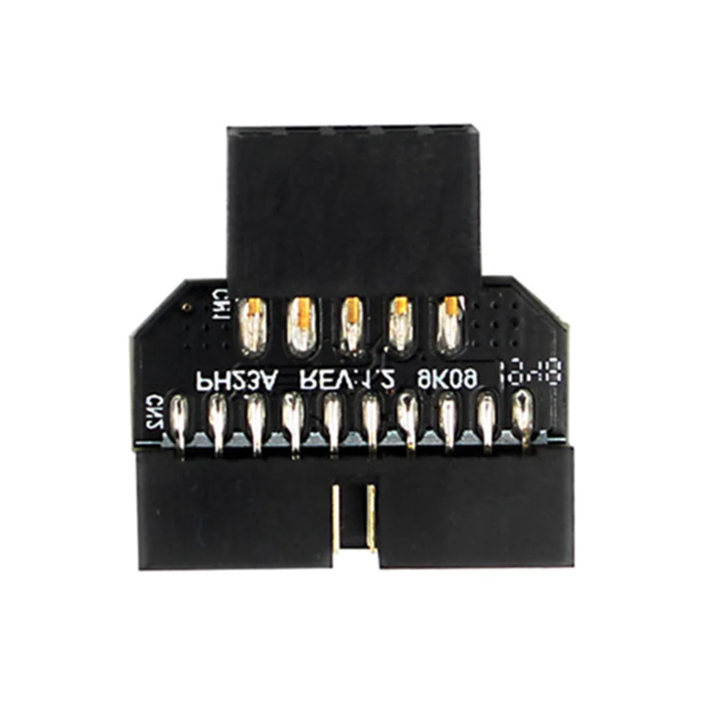 Motherboard USB 2.0 to USB 3.0 Front Panel Plug-in Connector - 19/20pin to 9pin Conversion Adapter Description Image.This Product Can Be Found With The Tag Names USB 30 20Pin to USB 20 9Pin AdapterUSB 30 20Pin Male to USB 20 9Pin Female AdapterUSB 30 20Pin to USB 20 9Pin ConverterMotherboard Front Panel AdapterUSB 30 20Pin Female to USB 20 9Pin Male Adapter