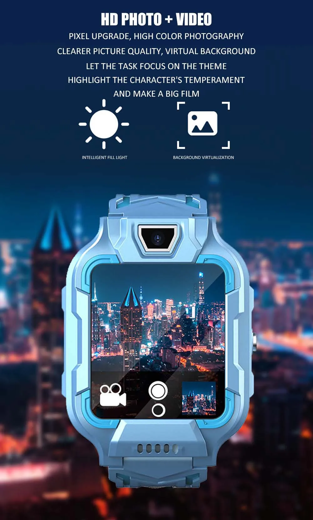 Inteligente das Crianças Chamada de Vídeo Ip67 à Prova Água Relógio Posicionamento - hd Fotografia Crianças Inteligente Monitoramento Remoto Wifi 4g Dip67 Sos Gps 6 Cheap Relógios inteligentes