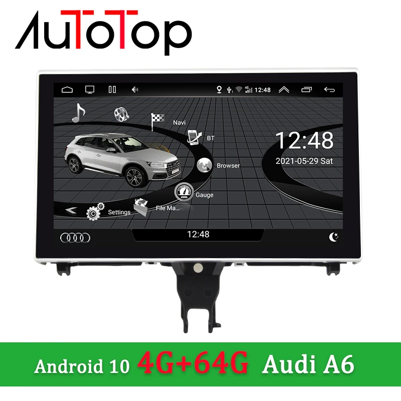 Автомагнитола AUTOTOP 9 дюймов Android 10 4 + 64 ГБ для Audi A6 C7 A7 2012-2018 | Автомобили и мотоциклы
