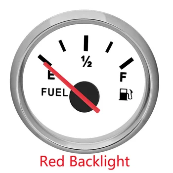 

Waterproof Fuel Level Gauge 2 Types Car Fuel Level Indicator With Backlight Fit For Motorcycle gasoline Meter Yacht Boat Marine