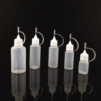 

50pcs 3ml 5ml 10ml 15ml 20ml 30ml 50ml 60ml 120ml PE E Liquid Dropper Bottles Needle Thin Tip Empty Plastic bottle Squeezable