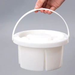 Premium Paint Brush Cleaner 2 Compartments with Removable Palette Lid for artist