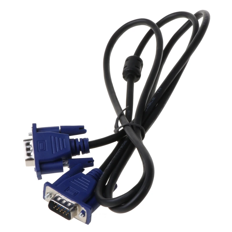 1.5/3/5/10m VGA 15 Pin Male To Male Extension Cable For PC Laptop Projector HDTV Monitor