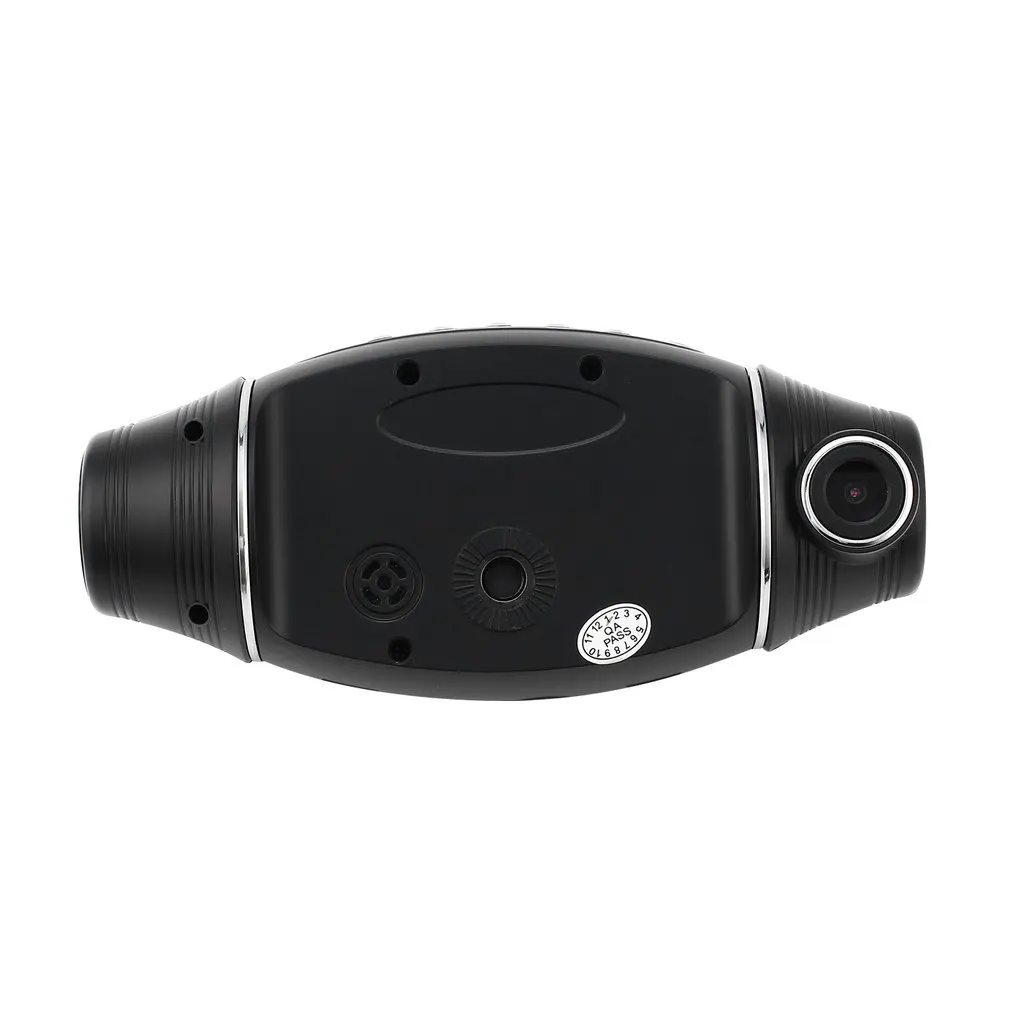 R310 HD Dual Lens Vehicle Black Box Car DVR 2.7 Inch 140 Degree Front 120 Degree Built-in G-Sensor Microphone Speaker